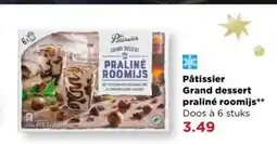 PLUS Pâtissier Grand dessert praliné roomijs aanbieding