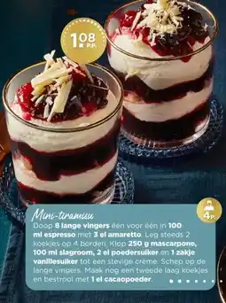 PLUS Mini-tiramisu aanbieding
