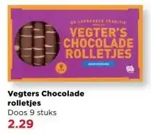 PLUS Vegters Chocolade rolletjes aanbieding