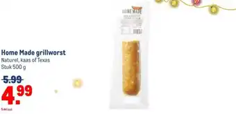 Makro Home Made grillworst aanbieding