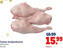Makro Tamme-konijnenbouten aanbieding