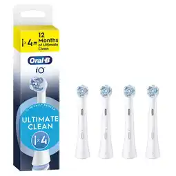 Etos Oral-B iO Ultimate Clean Opzetborstels Wit 4 Stuks aanbieding