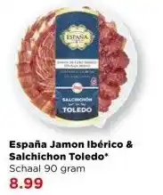 PLUS España Jamon Ibérico & Salchichon Toledo aanbieding