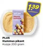 PLUS PLUS Hummus pikant aanbieding
