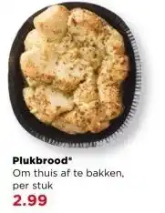 PLUS Plukbrood Om thuis af te bakken, aanbieding