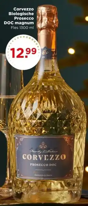 PLUS Corvezzo Biologische Prosecco DOC magnum aanbieding