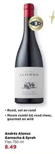PLUS Andrés Alonso Garnacha & Syrah aanbieding