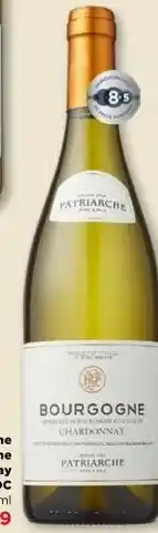 PLUS Patriarche Bourgogne Chardonnay AOC Fles aanbieding
