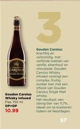 PLUS Gouden Carolus Whisky Infused aanbieding