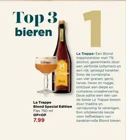 PLUS La Trappe Blond Special Edition aanbieding