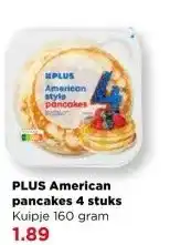 PLUS PLUS American pancakes 4 stuks aanbieding