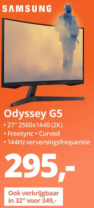 Paradigit SAMSUNG Odyssey G5 27" aanbieding