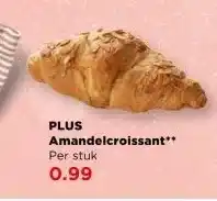 PLUS PLUS Amandelcroissant aanbieding