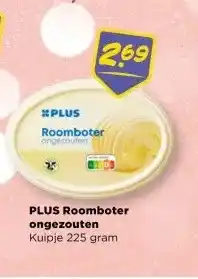 PLUS PLUS Roomboter ongezouten aanbieding