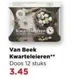 PLUS Van Beek Kwarteleieren aanbieding