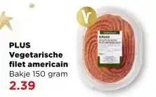 PLUS PLUS Vegetarische filet americain aanbieding
