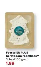 PLUS Feestelijk PLUS Kerstboom roomkaas aanbieding