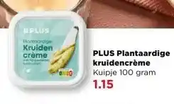 PLUS PLUS Plantaardige kruidencrème aanbieding