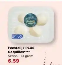 PLUS Feestelijk PLUS Coquilles aanbieding
