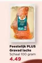 PLUS Feestelijk PLUS Gravad lachs aanbieding
