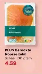 PLUS PLUS Gerookte Noorse zalm aanbieding