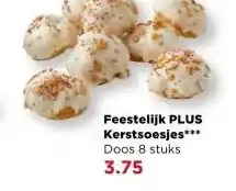 PLUS Feestelijk PLUS Kerstsoesjes aanbieding