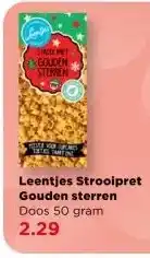 PLUS Leentjes Strooipret Gouden sterren aanbieding