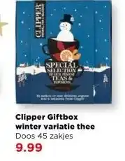 PLUS Clipper Giftbox winter variatie thee aanbieding