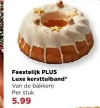 PLUS Feestelijk PLUS Luxe kersttulband aanbieding