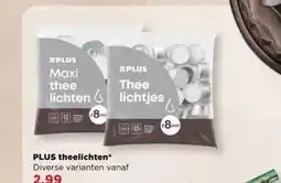 PLUS PLUS theelichten aanbieding