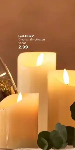 PLUS Led-kaars aanbieding