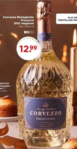 PLUS Corvezzo Biologische Prosecco DOC magnum aanbieding