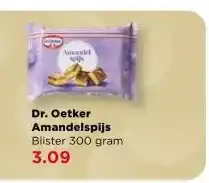 PLUS Dr. Oetker Amandelspijs aanbieding