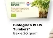 PLUS Biologisch PLUS Tuinkers aanbieding