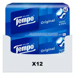 Plein.nl 3+2 gratis: 12x Tempo Original Box 4-laags aanbieding