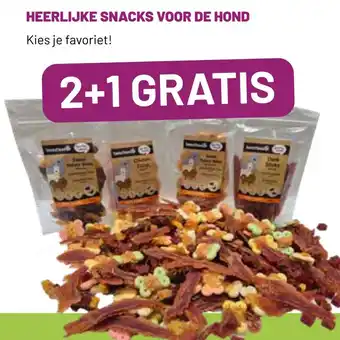 Pets & Co HEERLIJKE SNACKS VOOR DE HOND 2+1 GRATIS aanbieding