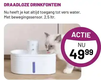 Pets & Co DRAADLOZE DRINKFONTEIN aanbieding