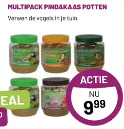 Pets & Co MULTIPACK PINDAKAAS POTTEN aanbieding