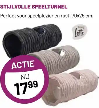 Pets & Co STIJLVOLLE SPEELTUNNEL aanbieding
