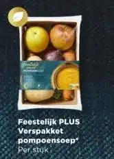 PLUS Feestelijk PLUS Verspakket pompoensoep aanbieding