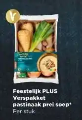 PLUS Feestelijk PLUS Verspakket pastinaak prei soep aanbieding