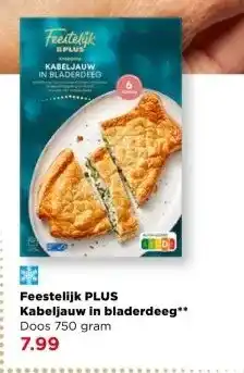 PLUS Feestelijk PLUSKabeljauw in bladerdeeg aanbieding