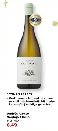 PLUS Andrés Alonso Verdejo Albillo aanbieding
