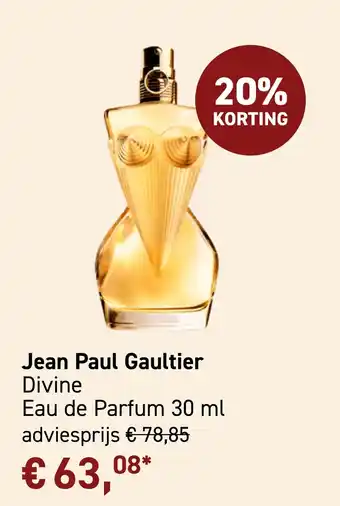 Mooi parfumerie Jean Paul Gaultier Divine aanbieding