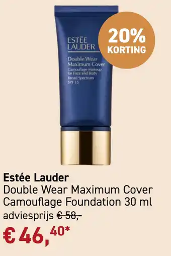Mooi parfumerie Estée Lauder Double Wear Maximum Cover Camouflage Foundation aanbieding