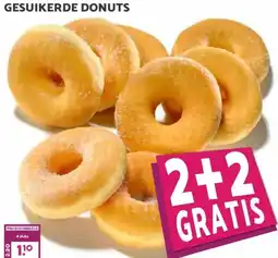 MCD Supermarkt GESUIKERDE DONUTS aanbieding
