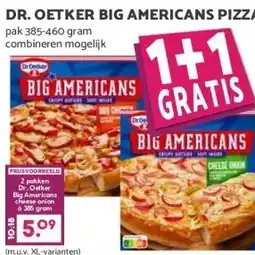 MCD Supermarkt DR. OETKER BIG AMERICANS PIZZA aanbieding