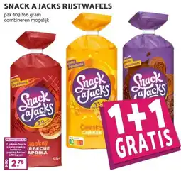 MCD Supermarkt SNACK A JACKS RIJSTWAFELS aanbieding