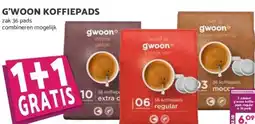 MCD Supermarkt G'WOON KOFFIEPADS aanbieding