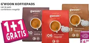 MCD Supermarkt G'WOON KOFFIEPADS aanbieding